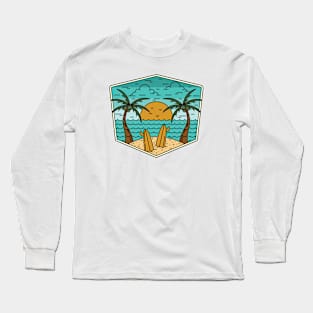 Summer Beach Long Sleeve T-Shirt